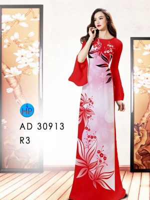 Vải Áo Dài Hoa Văn AD 30913 25